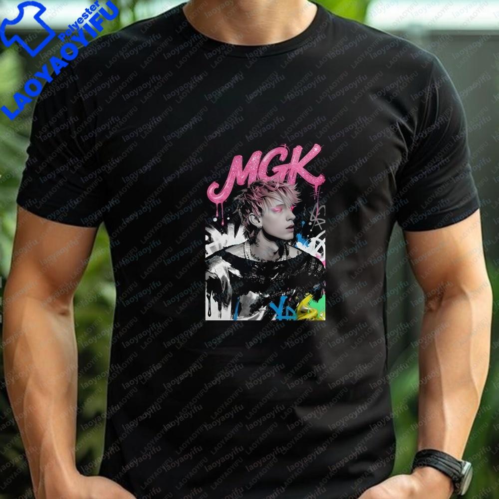 Unisexs TShirts And Tank Tops Rap Artist Machine Gun Kellys Trendy ShortSleeved Shirts Comfortable TShirts