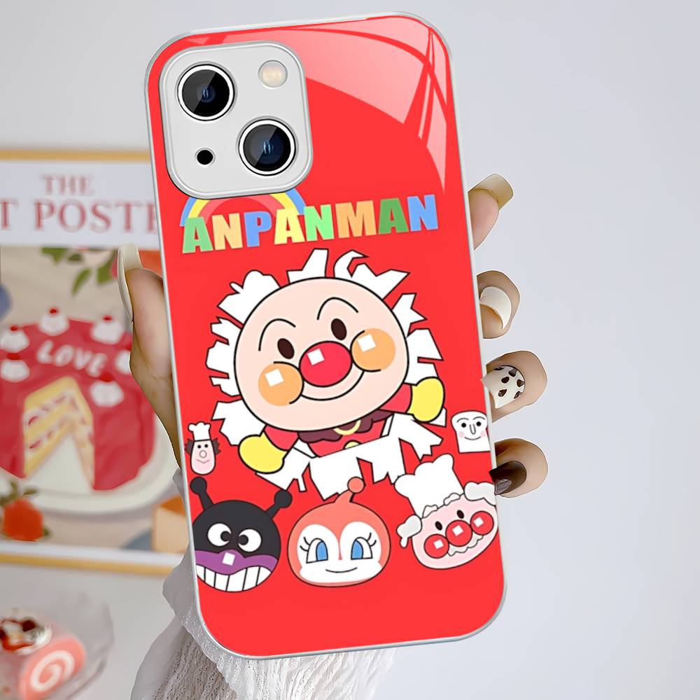 1 шт. Мультяшный A-AnpanmanS Аниме Закаленное Стекло Для Iphone 14 13 12 11 Pro Mini XS MAX 14Plus X XS XR Чехол