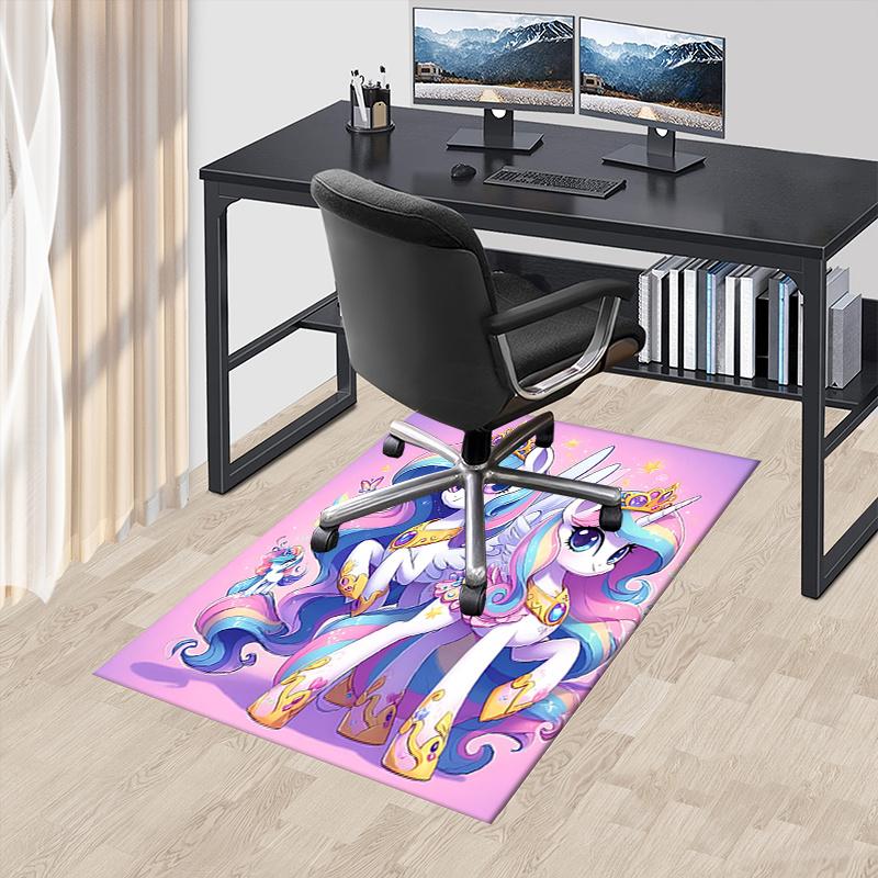 My Little Pony Office Chair Mat: Magical Decor for Home Office, Living Room, Bedroom - Perfect Gift for Unicorn Lovers!.122360a