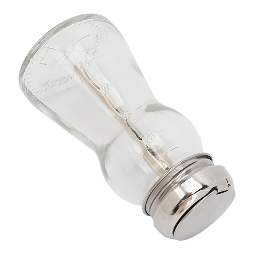 Стеклянный дозатор для снятия лака с ногтей, пустой флакон-дозатор, пресс-тип для жидкости для макияжа 100 мл