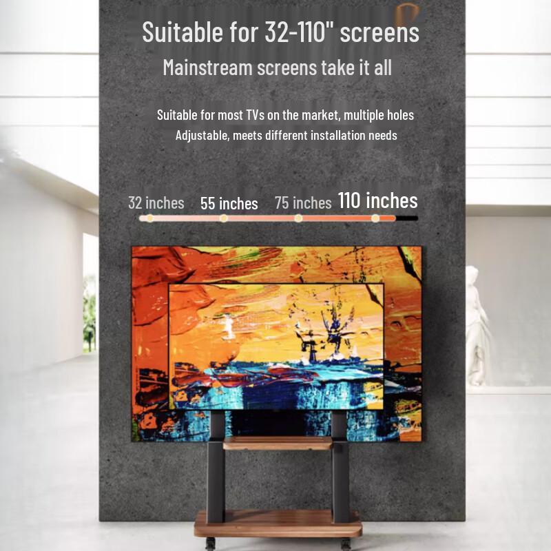 Yingbai Mobile TV Stand for Interactive Displays