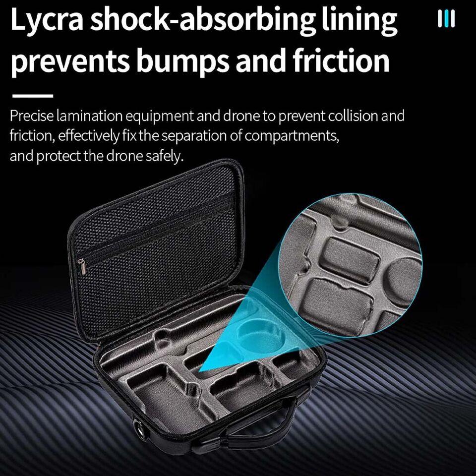 Сумки для хранения для Dji Osmo Action3/4 Adventure Combo Водонепроницаемый жесткий чехол для переноски Портативная сумка Аксессуары