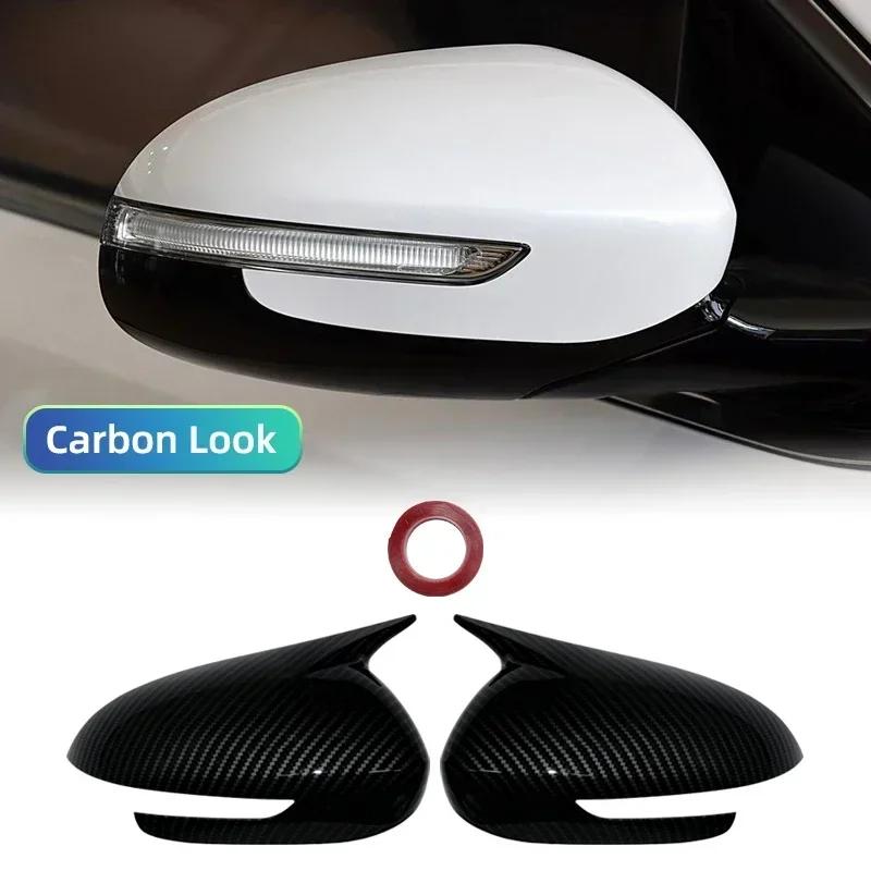 Накладка на боковое крыло глянцево-черного цвета для автомобиля KIA KX5 и Sportage 2016 - 2019, накладка для украшения зеркала заднего вида