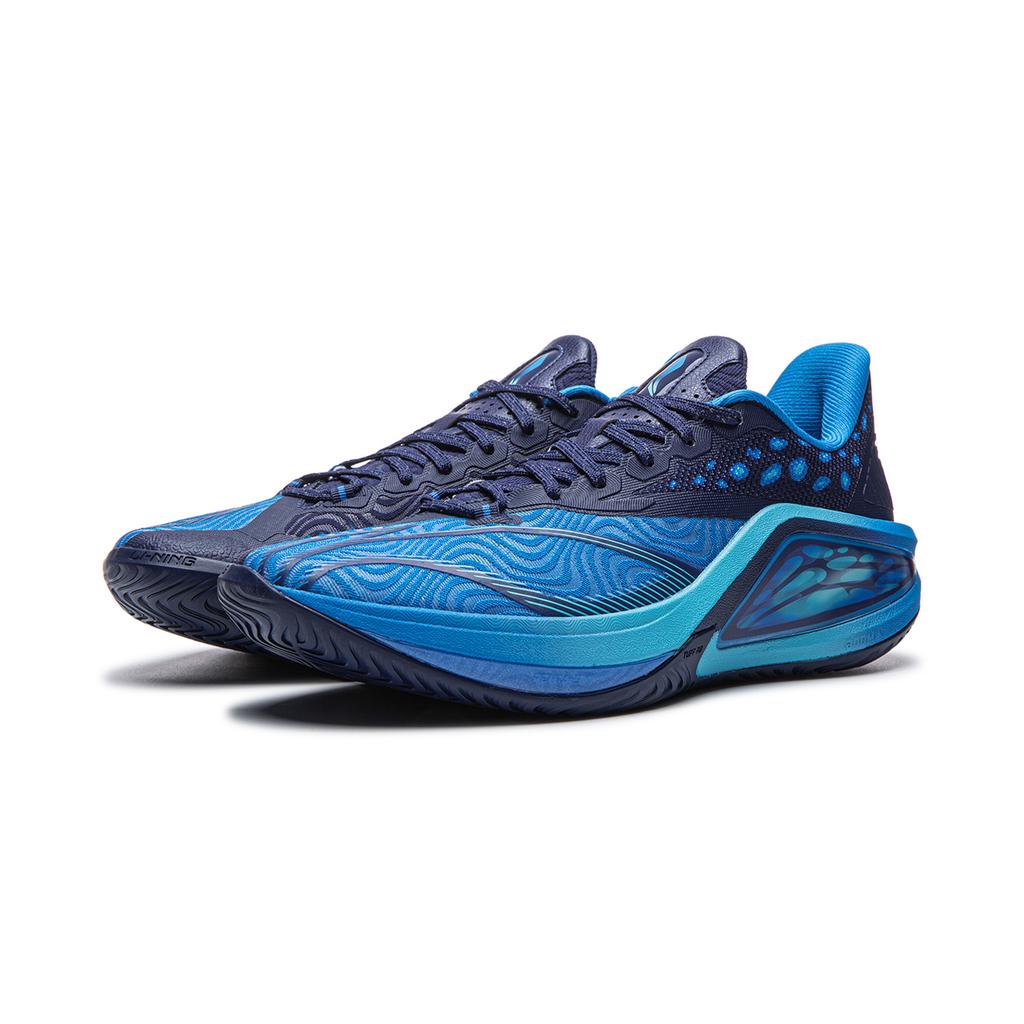 Li Ning Баскетбольные кроссовки Hurricane 2 Low top Профессиональные для соревнований Мужские Синие ABAW023-9