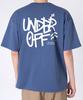 UNDEROFF Oversized Crew Neck Graffiti Back Logo Short Sleeve T-Shirt Black