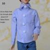 1/6 BJD Dolls Casual Wears Leather Coats Male Doll Jeans Clothes Shirts Accessories Dolls Trousers