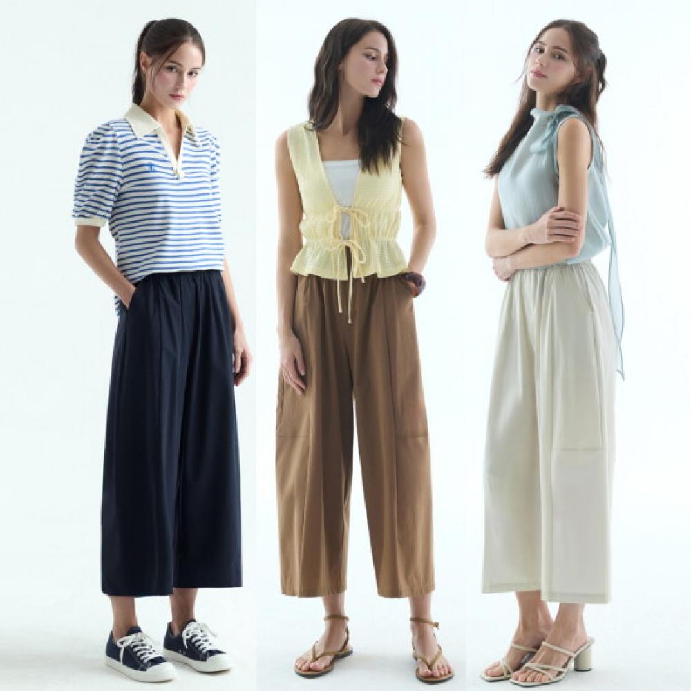 Baiyu Women Nylon Bermuda Wide Pants D6n8w