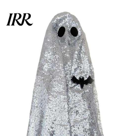Ghost Costume for Porch Goose Halloween Costume, Outfit Outdoor Lawn Decorative Clothing Decor, Spooky Holiday Garden Statue Clothing, Funny