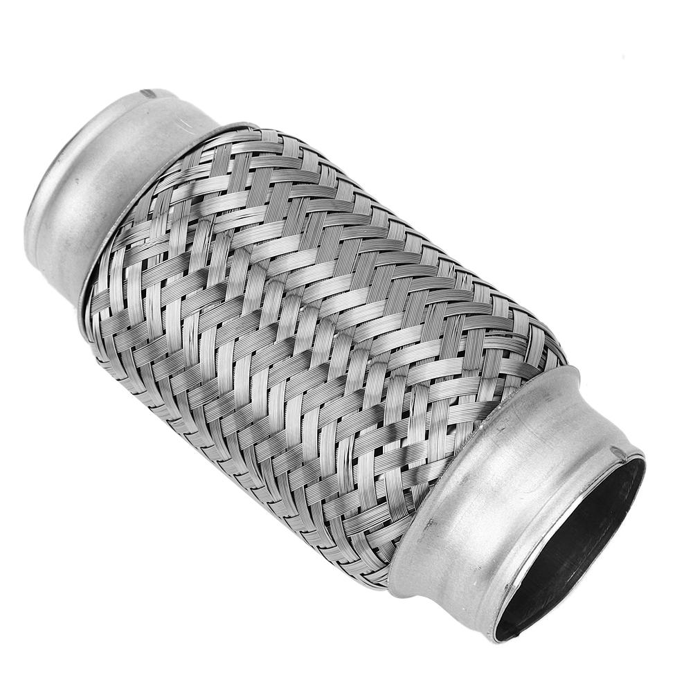 2 x 6-дюймовая гибкая выхлопная труба из нержавеющей стали, сварное соединение, автомобильные аксессуары