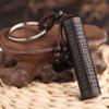 Tibetan Buddhism Heart Sutra Lanyard Pendants Key Rings Car Key Chain Ebony Wood Keychain Keyfob