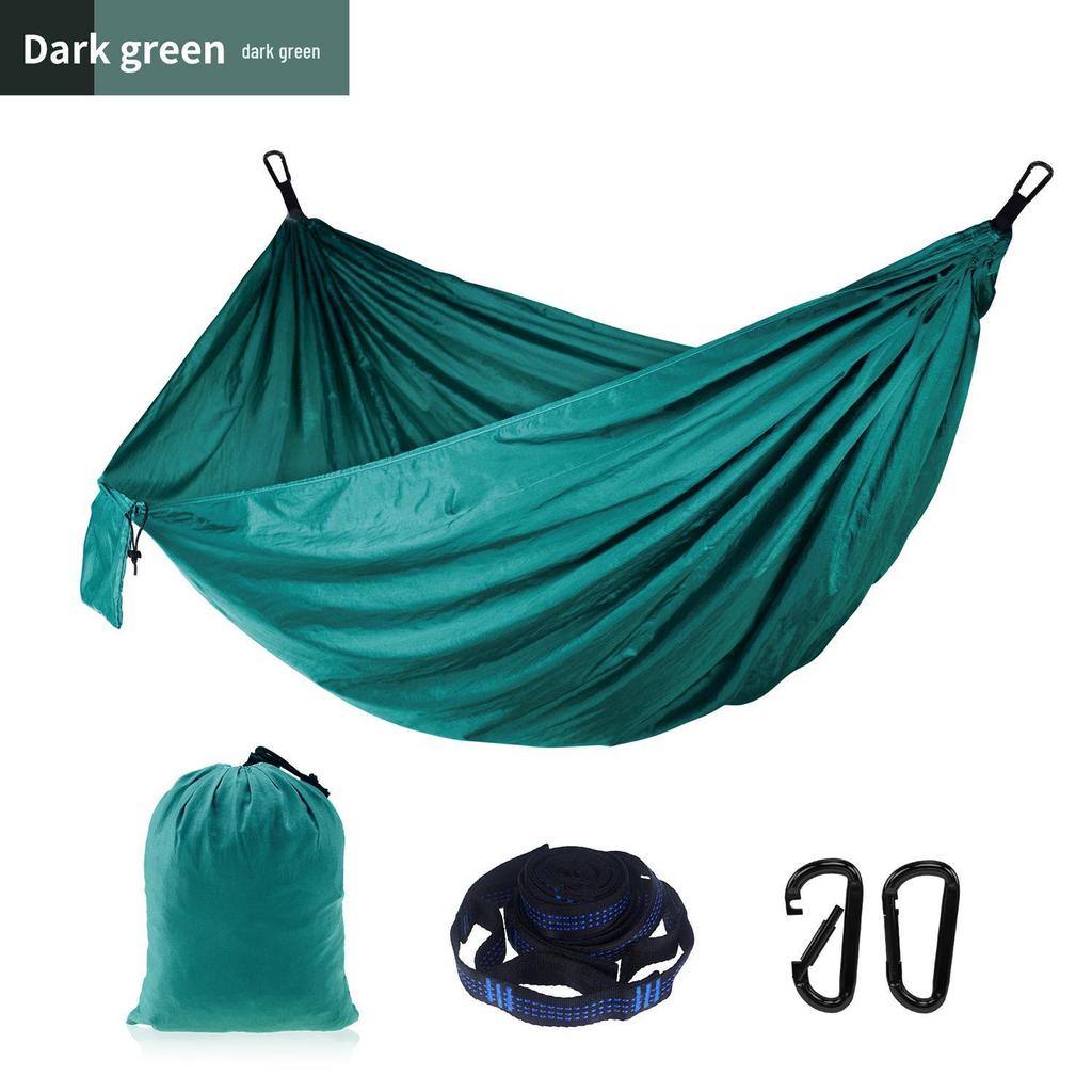 Adjustable Straps Nylon Hammock - High-End Single/Double Outdoor Use