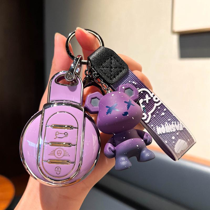 TPU Car Remote Key Case Cover Shell Fob Protector For BMW MINI COOPER S JCW ONE CLUBMAN COUNTRYMAN F54 F55 F56 F57 F60 R56 R60 S