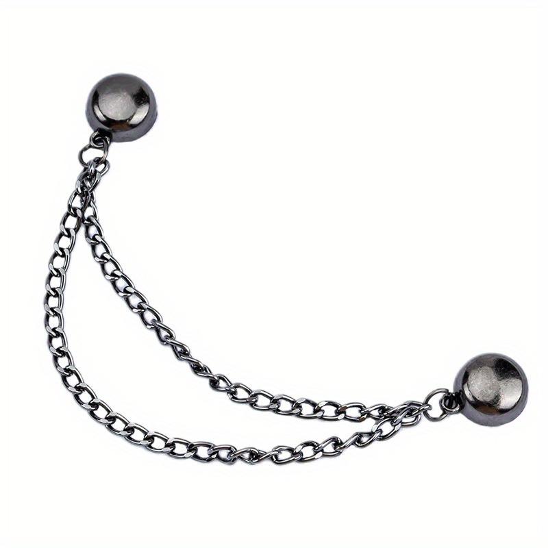 4 шт./1 шт. Цепочка магнитная присоска штанины анти-сглаживающий фиксирующий магнит штанины без шва длина и укорачивание