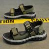 2025 spring and summer new men's trend casual fashion versatile daily comfortable breathable open-toed men's sandals