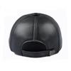 New Spring Men Real Leather Baseball Caps Adjustable Cowhide Men Youth Duck Tongue Dad Hats Bomber Flying Cap