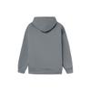 Li Ning Sport Fashion Series Small Logo Pocket Solid Color Loose Hooded Sweatshirt Men sweatshirt Gray AWDR869-6