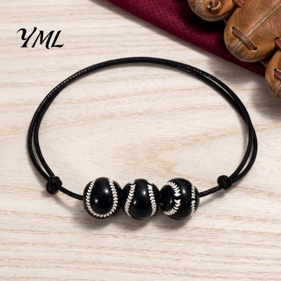 Commemorative Sports Game Gift 4 Pcs Balls Braided Rope Bracelets, Adjustable String Bracelet, Men Women Sport Wrist Decor Handmade Woven Cord