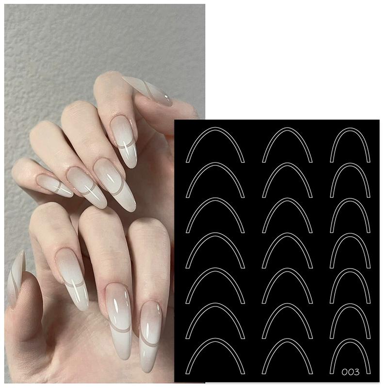 Французские наклейки для ногтей, полые украшения, стереоскопические самоклеящиеся аксессуары для ногтей, аксессуары для самостоятельного изготовления, любители нейл-арта