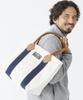 Classic Leather Handle Katahdin Boat and Tote Bag Medium Multicolor 1000058221 [Lelbeen] Natural/Blue