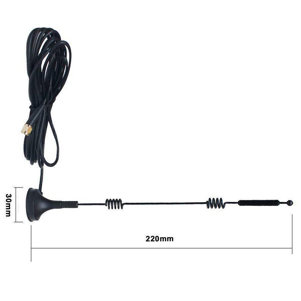 Антенна 12 дБи, 1 шт., двухдиапазонное магнитное основание 2,4G/5,8 ГГц, 1 шт.