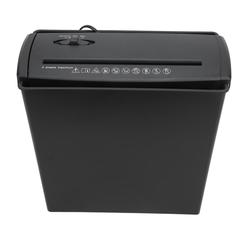 Electric Paper Shredder 10L Small Size 5 Sheets Strip Shredded Shredder for Home Office