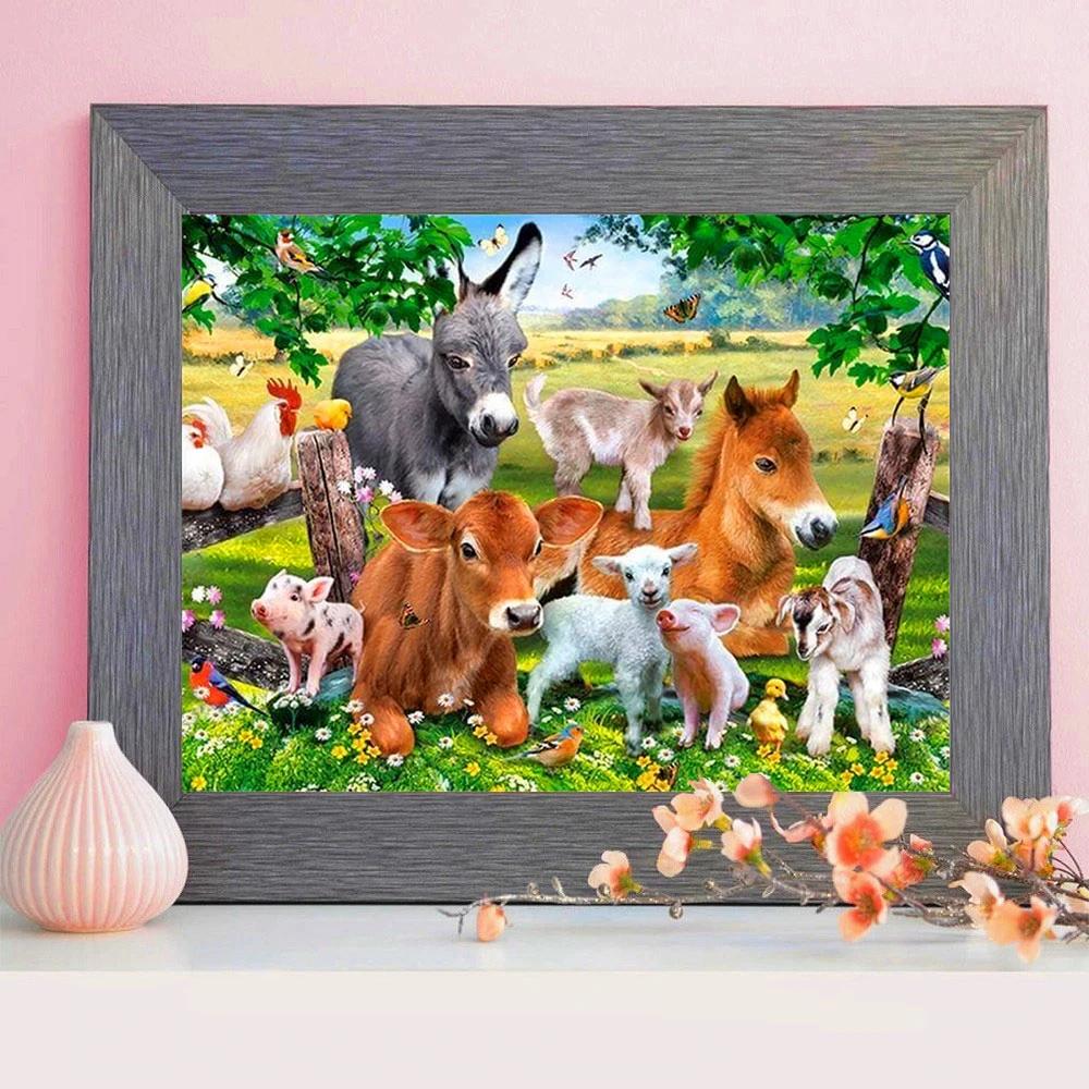 Алмазная картина, новая Алмазная вышивка животных, вышивка крестиком, олень, лошадь, картины из стразов, мозаика, распродажа, украшение