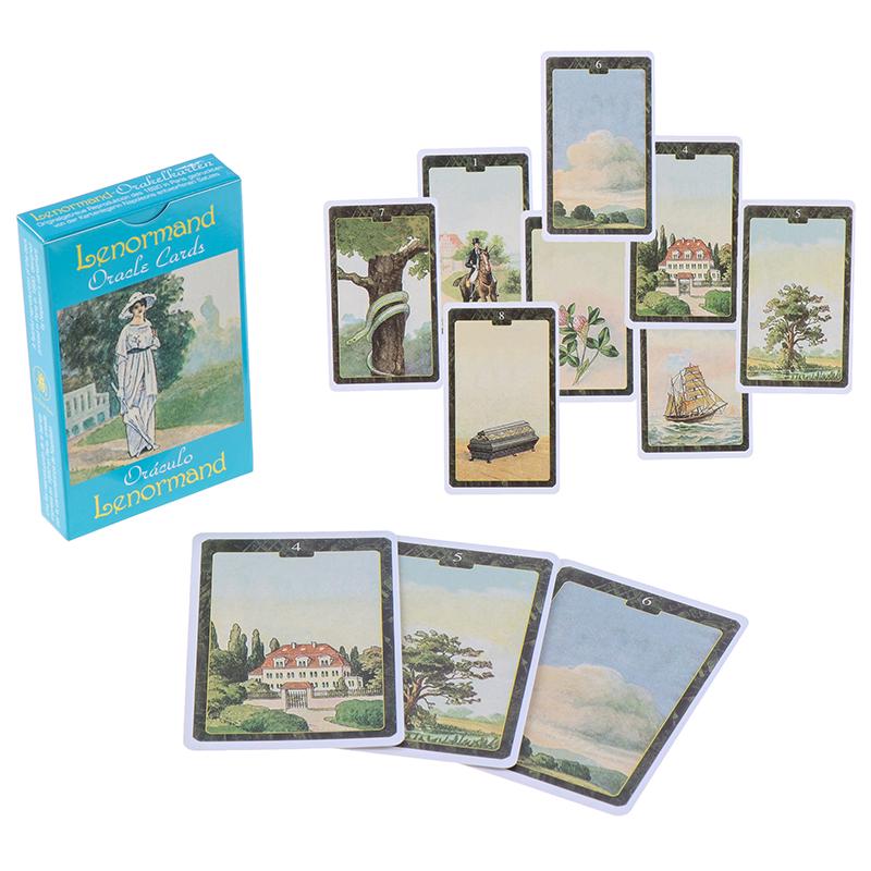 36 штук игра Таро Колода, карты Ленорман и Оракул английская доска