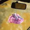 Cat Pendant Rearview Mirror Ornament 2D Cat Whimsical Charm Auto Interior Car Pendant for Indoor Outdoor Decor Gift for Loved Ones