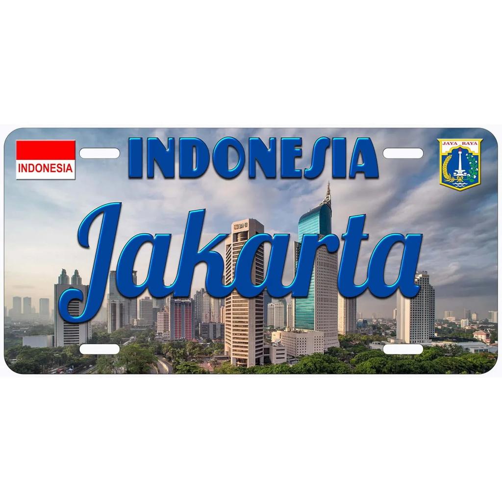 Vintage License Plates Decoration Signs Vintage Dubai Munich Madrid Moscow City Tags Metal Automotive Signs For Car Front