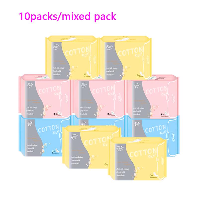 300pcs=10packs Anion Sanitary Napkin for Women Napkin Sanitary Tampons Kill Bacteria Anion Pad with Daily Use Anion Hygienic Pad