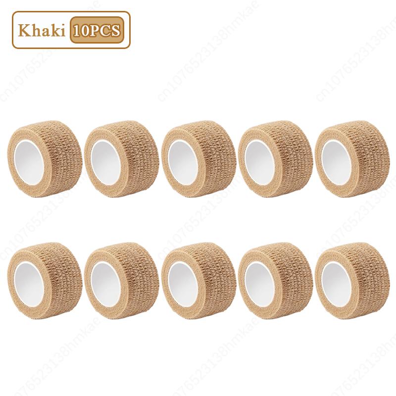 1/5/10/30/50 шт. Самоклеящийся бинт Гибкая эластичная спортивная лента для растяжений и отеков Бинт для защиты пальцев