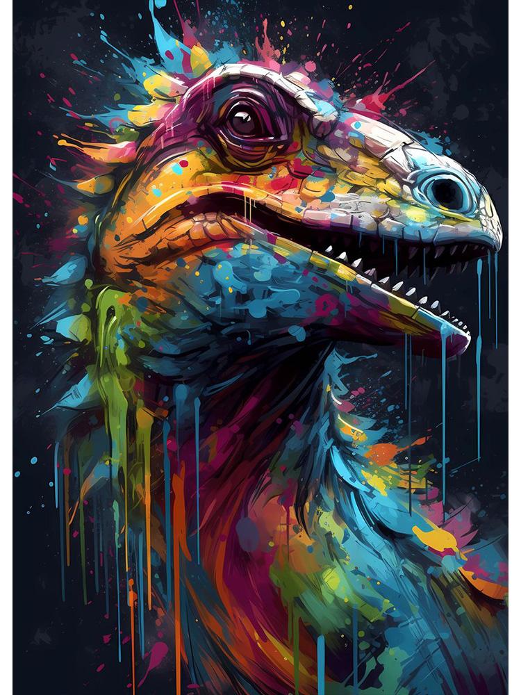 Сурикат Слон Морская Выдра Лев Красочные Животные С Капает Плакат Холст Картина Симпатичные Животные Настенное Искусство Для Комнаты Домашний Декор