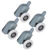 Replacement Shower Sliding Glass Door Bottom Runners Rollers Pulleys Wheel (Single Wheel)