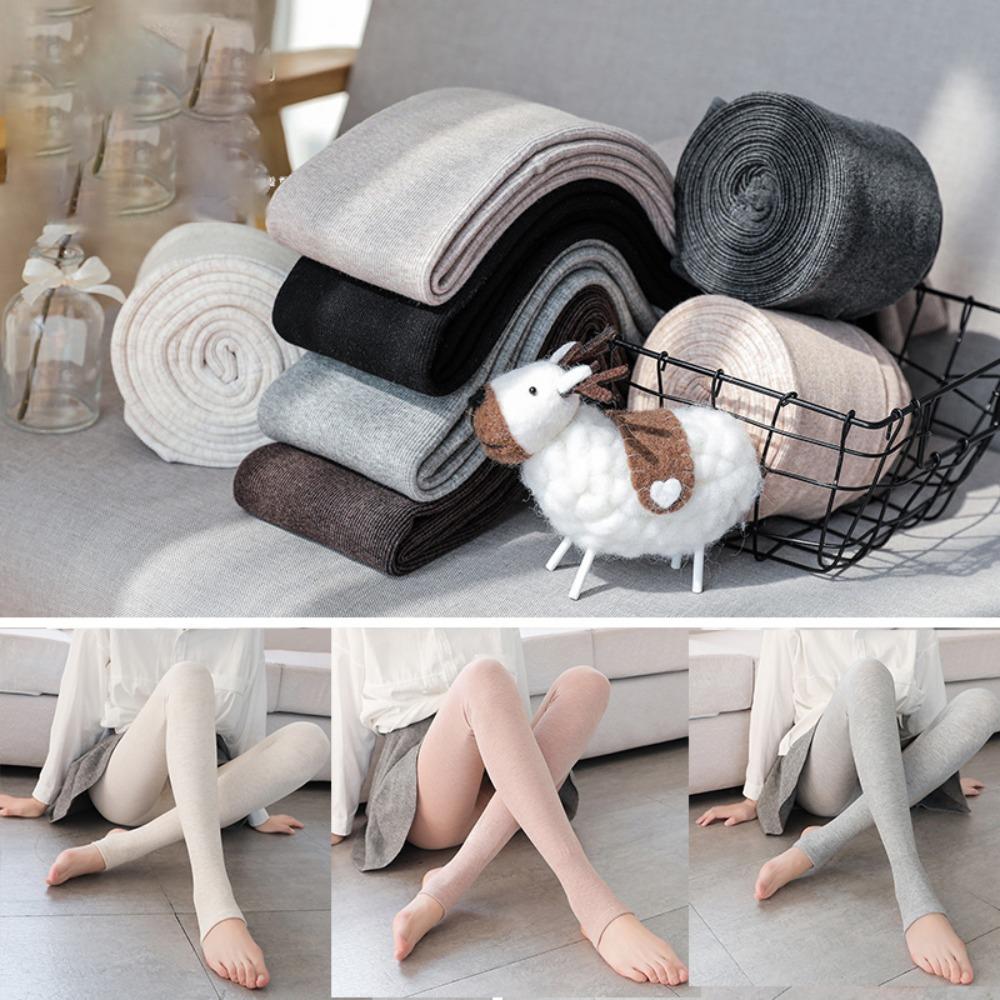 Хлопковые колготки высокой эластичности Леггинсы со штрипками Новые чулки и колготки Женские