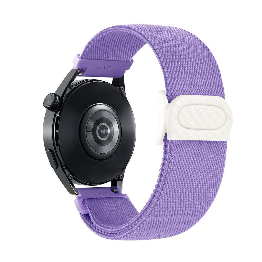 Плетеный нейлоновый ремешок 20 мм 22 мм для Huawei Watch GT/GT3 Pro/Samsung Galaxy Watch 6 5 4, магнитный браслет для Amazfit GTR/GTS Band