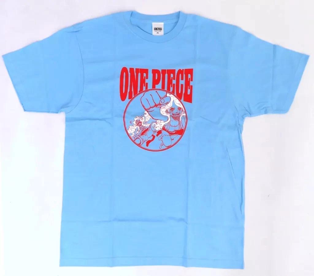 Обезьяна Д. Футболка с принтом из пены Луффи и Джуэлери Бонни Синяя XL One Piece (2025)