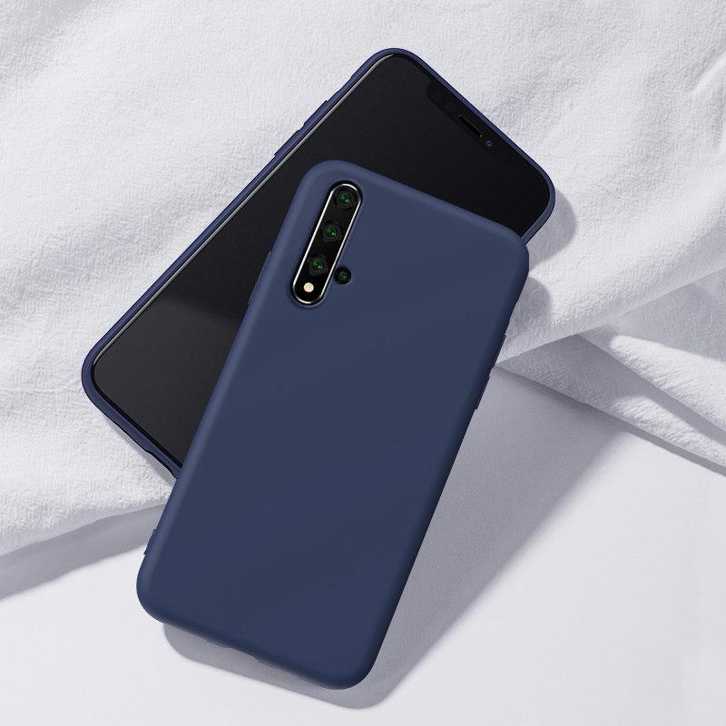 Ультратонкий силиконовый чехол ярких цветов Honor 8 9 10 Lite Honor 20s 20 Pro 30 V30 9A 9X 9C 9S 8A 8X 8S