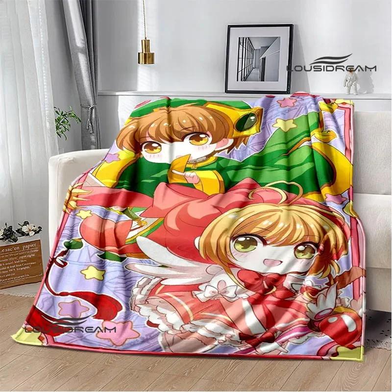 Card Captor Sakura Cartoon blankets fashion blankets Warm Flannel Soft Comfortable Blanket Home Travel Blanket Birthday Gift