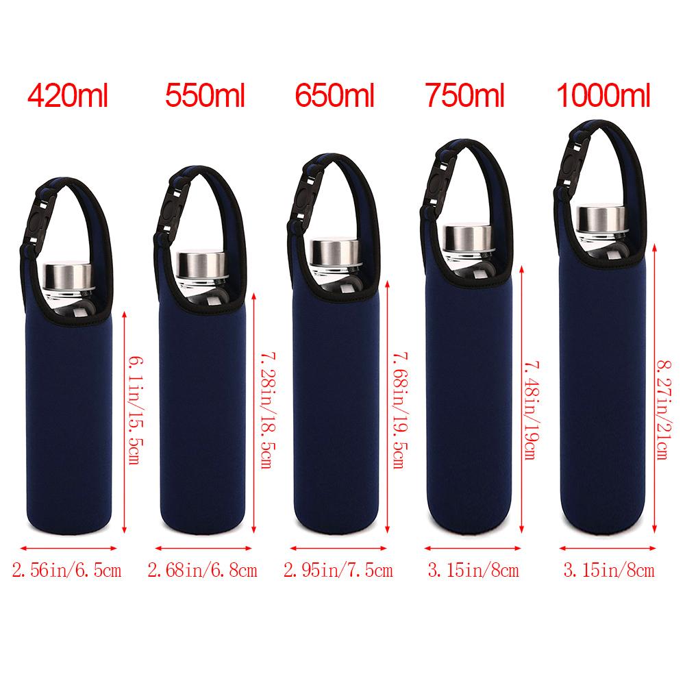 Портативная сумка Insulat, чехол для бутылки с водой с рукавом для чашки, чехол для бутылки с водой с вакуумной чашкой и рукавом