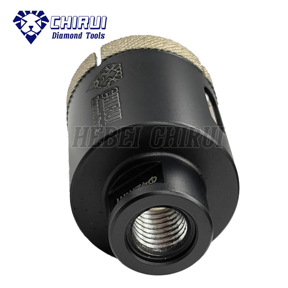 Stock European Quality 6 Pcs Matrix M14 Ceramic Tile Drill Bit Set Diamond Coated Hole Saw Core Drill Bit with Aluminum Case