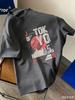 Unisexs Loose 100 Cotton Summer Tshirt with Tokyo City Pattern Print Casual Street Style Breathable and Comfortable Short Sleeve