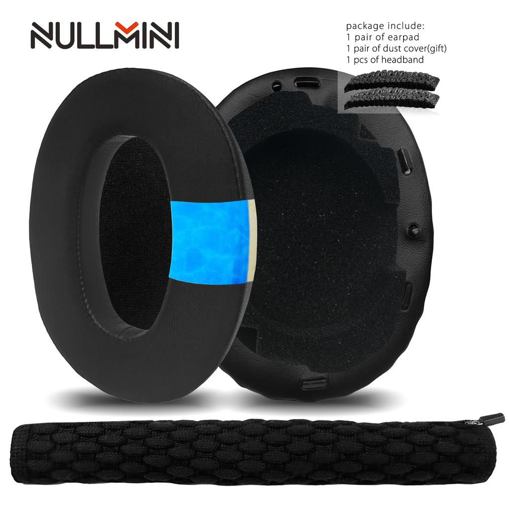 Сменные амбушюры NullMini для наушников Sony WH-1000XM2, MDR-1000X, охлаждающий гель, амбушюры, насадки для наушников, оголовье для гарнитуры