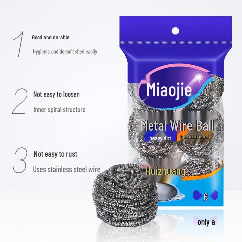 MiaoJie Stainless Steel Scrubbers