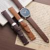 Ремешок из коровьей кожи с системой быстрой замены для Omega 18 20 22 мм Наручный браслет для Seiko Винтажный кожаный ремешок для часов Бабочка
