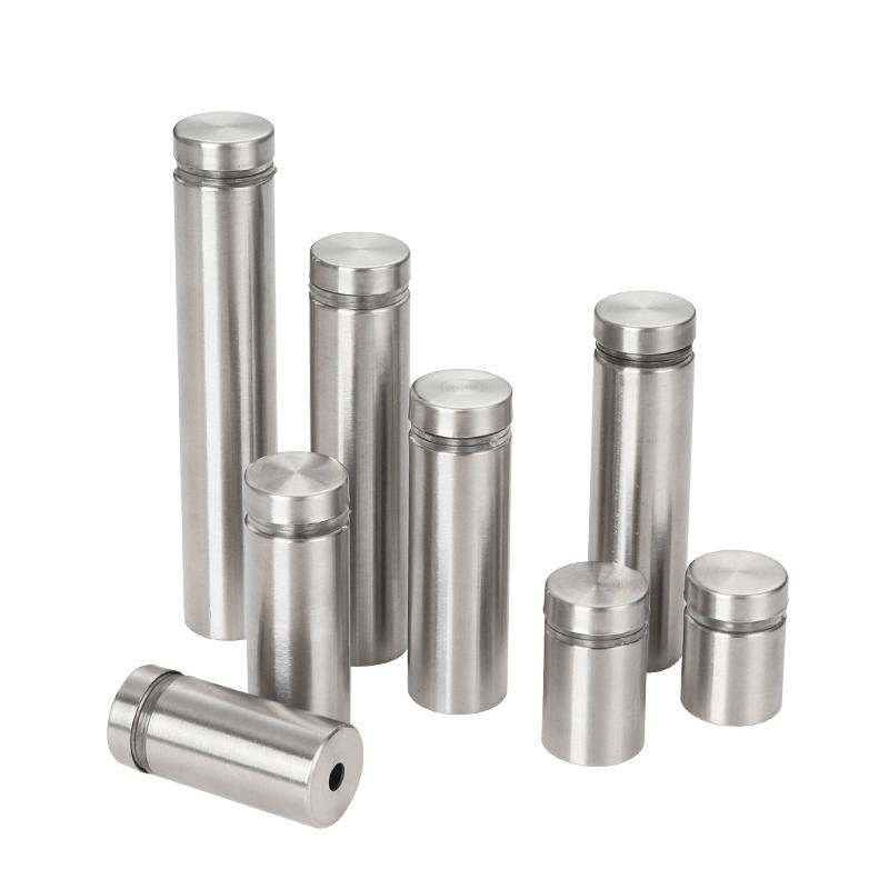 4/ 6pcs glass fasteners durable stainless steel acrylic advertising bracket pins billboard fixing screws bracket