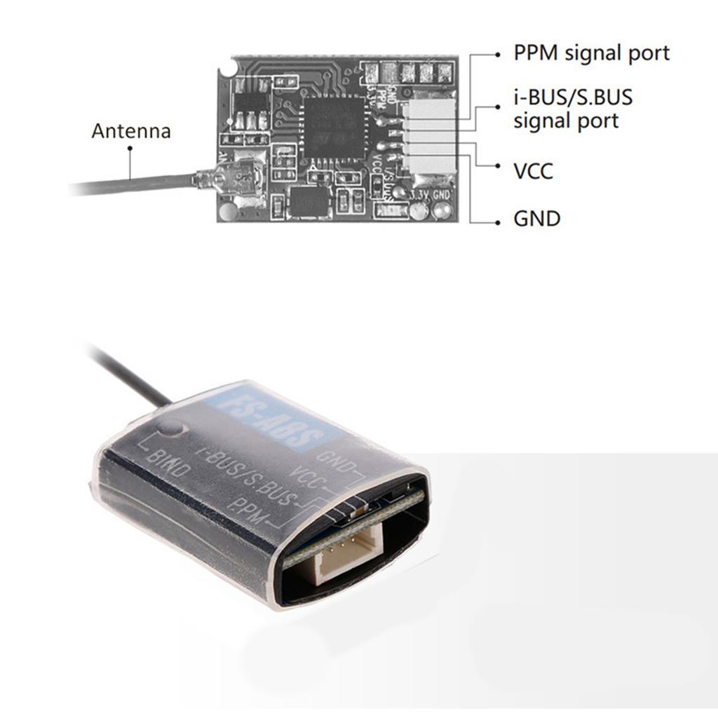 Универсальный мини-приемник FS-A8S 2.4G 8 каналов AFHDS 2A высокой чувствительности частоты для Flysky i4 i6 i6S i6X