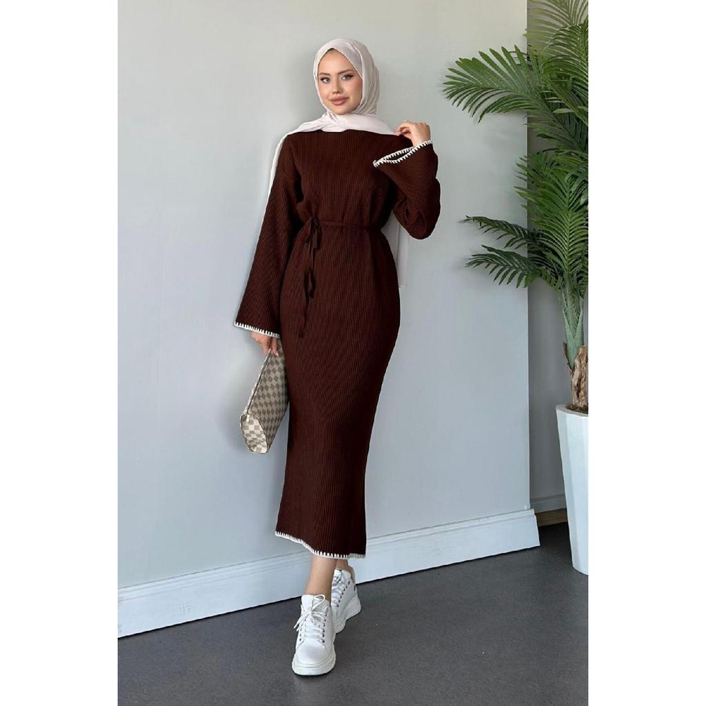 Zeynep Трикотажное Платье Черное