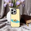 M-Mokey C-Curious-S G-Georges Чехол для телефона Для iPhone17,16,15,14,13,12,11 Plus,Pro Max Черный Конфетный серебристый чехол для телефона