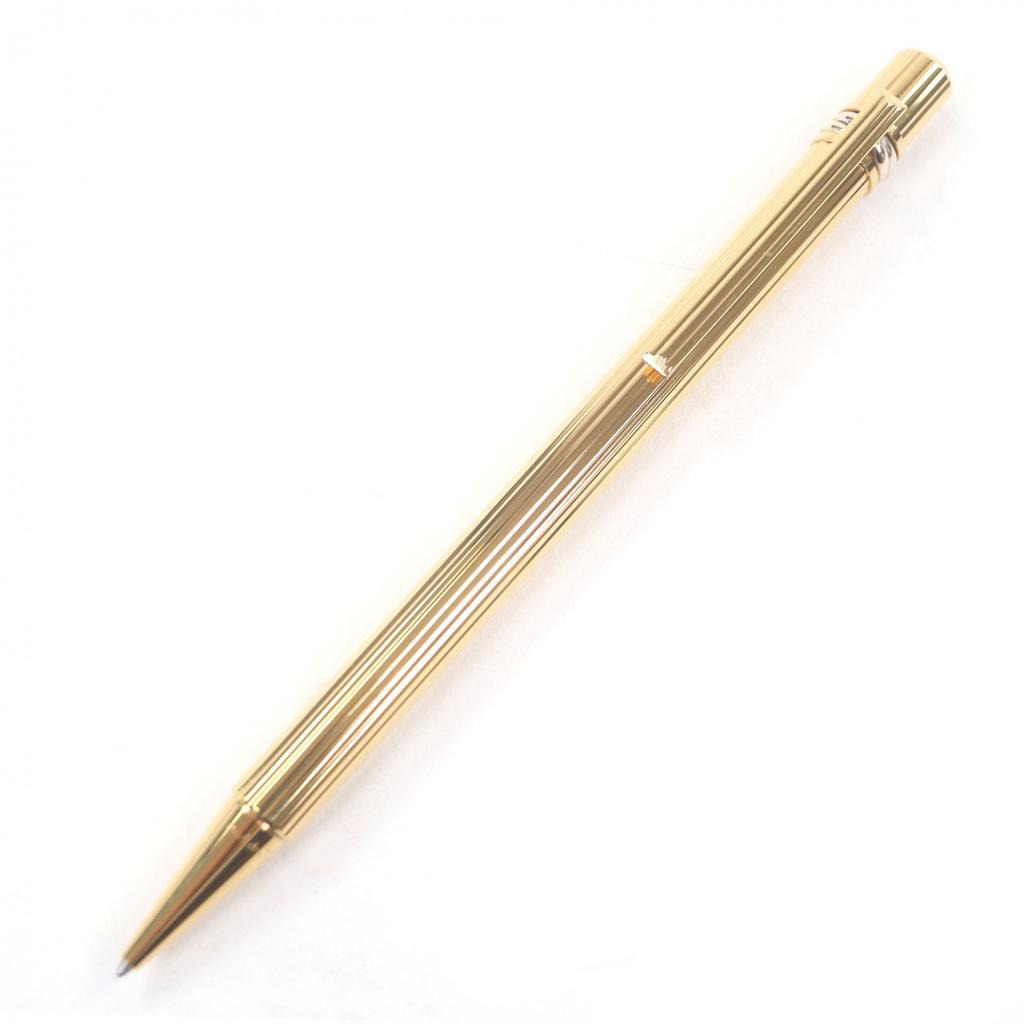 Отличная шариковая ручка Cartier Trinity Twist Type золотая мужская Б/у