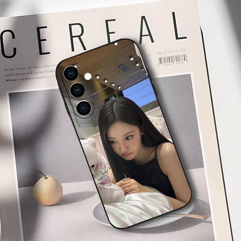 Чехол для телефона N-Ningning A-AespaS для Samsung Galaxy A73, A72, A71, A70, A53, A52, A51, Другие Мягкий черный чехол
